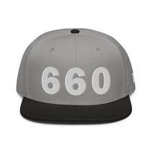 Load image into Gallery viewer, 660 Area Code Snapback Hat