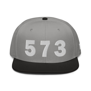 573 Area Code Snapback Hat
