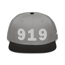 Load image into Gallery viewer, 919 Area Code Snapback Hat