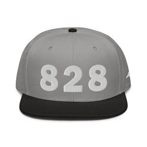 828 Area Code Snapback Hat