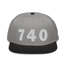 Load image into Gallery viewer, 740 Area Code Snapback Hat