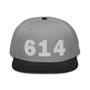 614 Area Code Snapback Hat