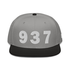 937 Area Code Snapback Hat