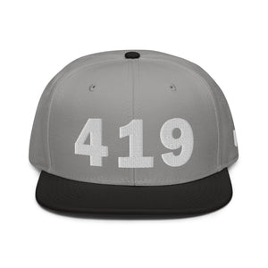 419 Area Code Snapback Hat