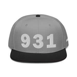 931 Area Code Snapback Hat
