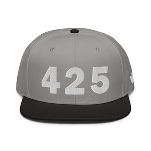 425 Area Code Snapback Hat