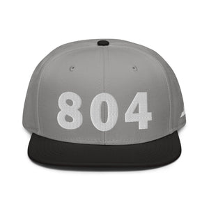 804 Area Code Snapback Hat