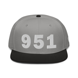 951 Area Code Snapback Hat