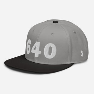 640 Area Code Snapback Hat