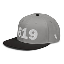 Load image into Gallery viewer, 619 Area Code Snapback Hat