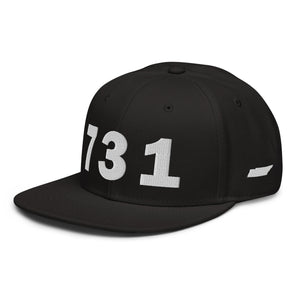 731 Area Code Snapback Hat