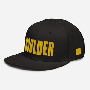 Boulder Colorado Snapback Hat