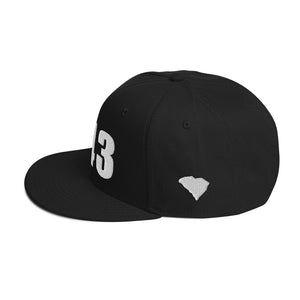 843 Area Code Snapback Hat