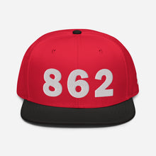 Load image into Gallery viewer, 862 Area Code Snapback Hat