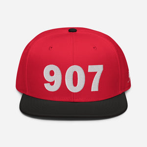 907 Area Code Snapback Hat