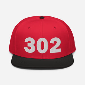 302 Area Code Snapback Hat