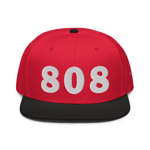 808 Area Code Snapback Hat
