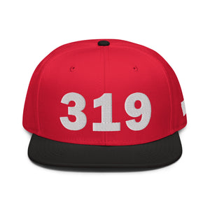 319 Area Code Snapback Hat