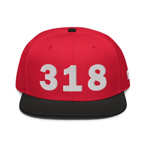 318 Area Code Snapback Hat