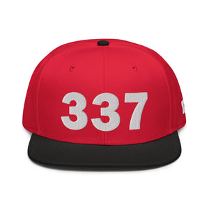 337 Area Code Snapback Hat