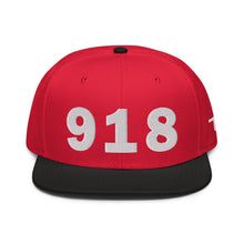 Load image into Gallery viewer, 918 Area Code Snapback Hat