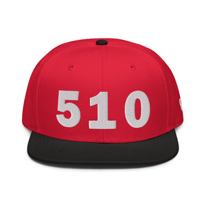 510 Area Code Snapback Hat