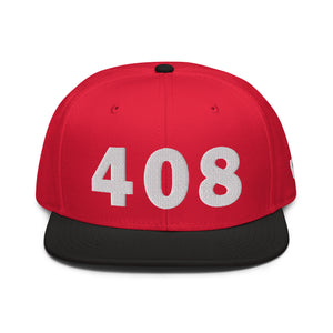 408 Area Code Snapback Hat