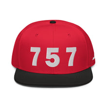 Load image into Gallery viewer, 757 Area Code Snapback Hat