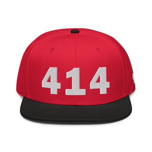 414 Area Code Snapback Hat