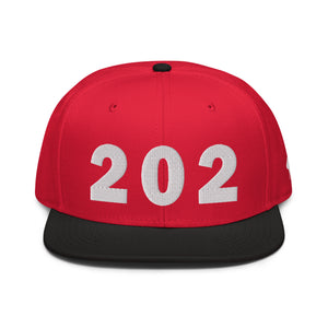 202 Area Code Snapback Hat