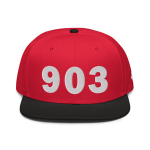 903 Area Code Snapback Hat