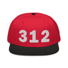 Load image into Gallery viewer, 312 Area Code Snapback Hat