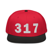 Load image into Gallery viewer, 317 Area Code Snapback Hat