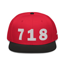 Load image into Gallery viewer, 718 Area Code Snapback Hat