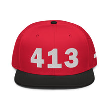 Load image into Gallery viewer, 413 Area Code Snapback Hat