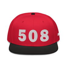 Load image into Gallery viewer, 508 Area Code Snapback Hat