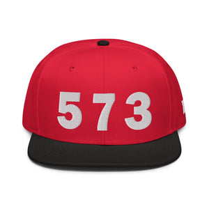 573 Area Code Snapback Hat