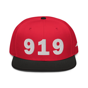 919 Area Code Snapback Hat