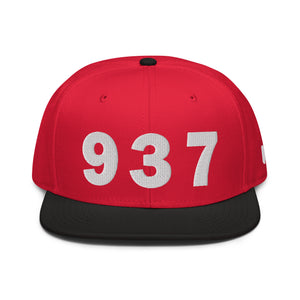 937 Area Code Snapback Hat