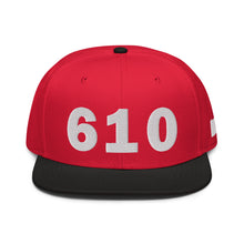 Load image into Gallery viewer, 610 Area Code Snapback Hat