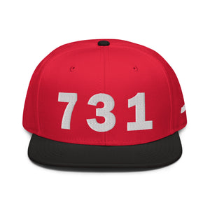 731 Area Code Snapback Hat