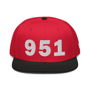 951 Area Code Snapback Hat