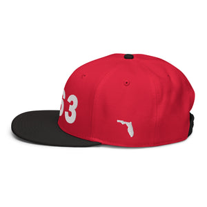 863 Area Code Snapback Hat