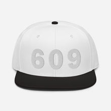 Load image into Gallery viewer, 609 Area Code Snapback Hat