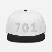 Load image into Gallery viewer, 701 Area Code Snapback Hat