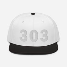 Load image into Gallery viewer, 303 Area Code Snapback Hat