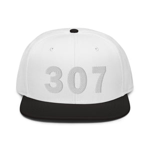 307 Area Code Snapback Hat