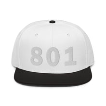 Load image into Gallery viewer, 801 Area Code Snapback Hat