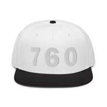 Load image into Gallery viewer, 760 Area Code Snapback Hat