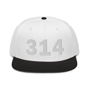 314 Area Code Snapback Hat